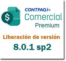 Artículo CONTPAQi® Comercial Premium 8.0.1 liberación sp2