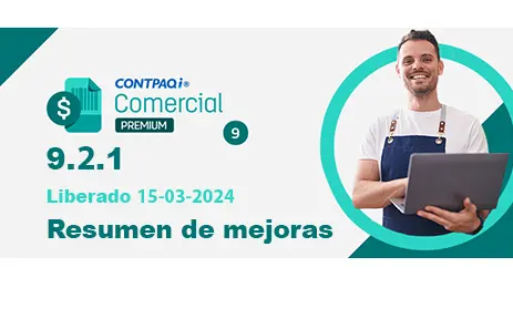 Artículo CONTPAQi® Comercial Premium liberación versión 9.2.1