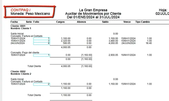 Reportes en CONTPAQi Comercial Premium