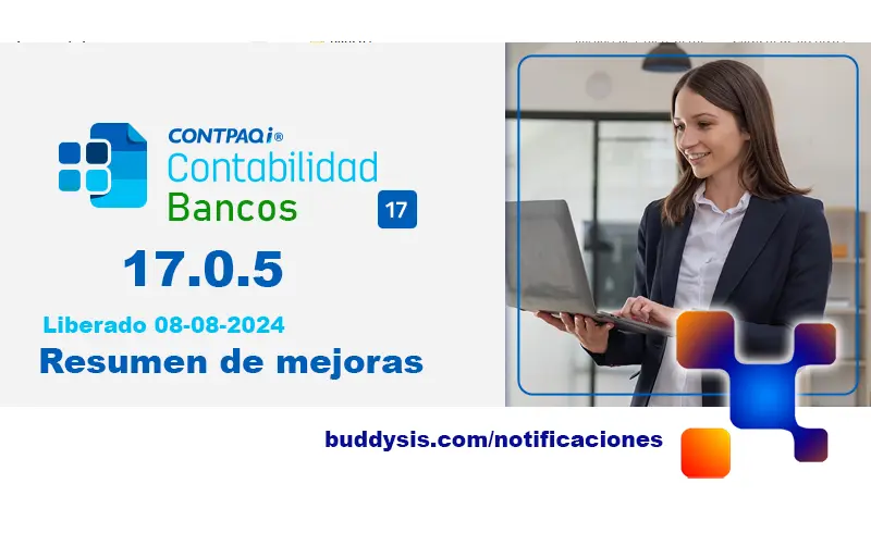 Artículo CONTPAQi® Contabilidad-Bancos liberación versión 17.0.5